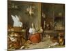 Kitchen Interior, 1644-David Teniers the Younger-Mounted Giclee Print