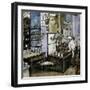 Kitchen Interior, Colour Illustration, Austria, 19th Century-null-Framed Giclee Print