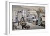 Kitchen Interior, France, 19th Century-null-Framed Giclee Print