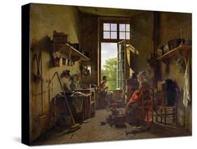 Kitchen Interior-Martin Drolling-Stretched Canvas