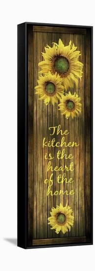 Kitchen Is Where The Heart Is-ALI Chris-Framed Stretched Canvas