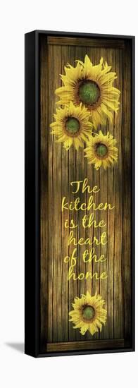 Kitchen Is Where The Heart Is-ALI Chris-Framed Stretched Canvas