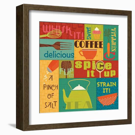 Kitchen It! I-Jess Aiken-Framed Art Print