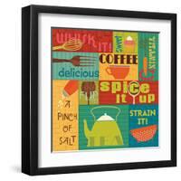 Kitchen It! I-Jess Aiken-Framed Art Print