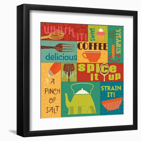 Kitchen It! I-Jess Aiken-Framed Art Print