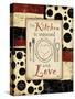 Kitchen Love Plate-Diane Stimson-Stretched Canvas