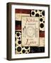 Kitchen Love Plate-Diane Stimson-Framed Art Print