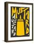 Kitchen Mustard-Ayse-Framed Art Print