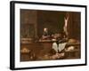 Kitchen of a Dutch Mansion-David the Younger Teniers-Framed Giclee Print