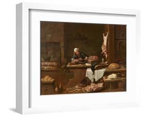 Kitchen of a Dutch Mansion-David the Younger Teniers-Framed Giclee Print