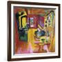 Kitchen of Mountain Cabin-Ernst Ludwig Kirchner-Framed Giclee Print