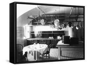 Kitchen of the White House-Charles M. Bell-Framed Stretched Canvas