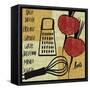 Kitchen Play II-Cheryl Warrick-Framed Stretched Canvas