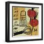 Kitchen Play II-Cheryl Warrick-Framed Art Print