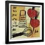 Kitchen Play II-Cheryl Warrick-Framed Art Print