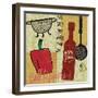 Kitchen Play III-Cheryl Warrick-Framed Art Print