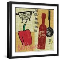 Kitchen Play III-Cheryl Warrick-Framed Art Print