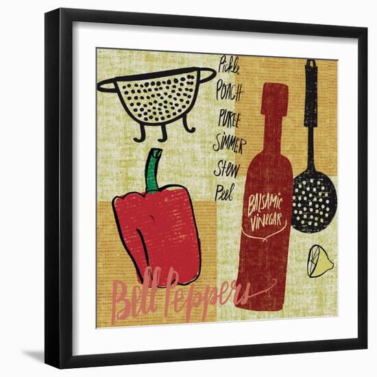 Kitchen Play III-Cheryl Warrick-Framed Art Print