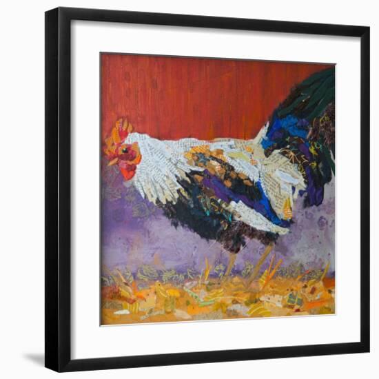 Kitchen Rooster-null-Framed Art Print