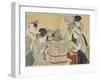 Kitchen Scene, 1794-1795-Kitagawa Utamaro-Framed Giclee Print