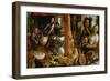 Kitchen Scene, allegory " Voluptas Carnis" Sp 339.-Pieter Aertsen-Framed Giclee Print