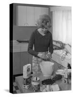 Kitchen Scene, Warwick, Warwickshire, 1966-Michael Walters-Stretched Canvas