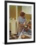 Kitchen Scene, Warwick, Warwickshire, 1966-Michael Walters-Framed Photographic Print