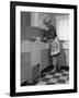 Kitchen Scene, Warwick, Warwickshire, 1966-Michael Walters-Framed Photographic Print