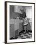 Kitchen Scene, Warwick, Warwickshire, 1966-Michael Walters-Framed Photographic Print