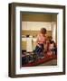 Kitchen Scene, Warwick, Warwickshire, 1966-Michael Walters-Framed Photographic Print