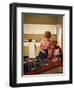 Kitchen Scene, Warwick, Warwickshire, 1966-Michael Walters-Framed Photographic Print