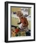 Kitchen Scene, Warwick, Warwickshire, 1966-Michael Walters-Framed Photographic Print