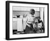 Kitchen Scene, Warwick, Warwickshire, 1966-Michael Walters-Framed Photographic Print