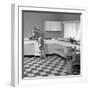 Kitchen Scene, Warwick, Warwickshire, 1966-Michael Walters-Framed Photographic Print