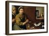 Kitchen Scene with Christ in the House of Martha and Mary, circa 1618-Diego Velazquez-Framed Giclee Print