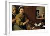 Kitchen Scene with Christ in the House of Martha and Mary, circa 1618-Diego Velazquez-Framed Giclee Print