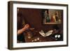 Kitchen Scene with Christ in the House of Martha and Mary-Diego Velazquez-Framed Giclee Print