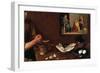 Kitchen Scene with Christ in the House of Martha and Mary-Diego Velazquez-Framed Giclee Print