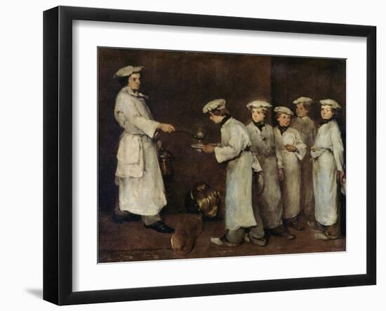 Kitchen Scene-Auguste Theodule Ribot-Framed Giclee Print