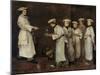 Kitchen Scene-Auguste Theodule Ribot-Mounted Giclee Print