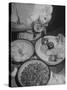 Kitchen Staff at the Waldorf Astoria Hotel Preparing Ingrediants for Waldorf Salads-Alfred Eisenstaedt-Stretched Canvas