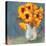 Kitchen Sunflowers-Sue Schlabach-Stretched Canvas
