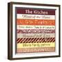 Kitchen Thoughts Patterns-Lauren Gibbons-Framed Art Print