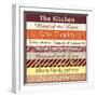 Kitchen Thoughts Patterns-Lauren Gibbons-Framed Art Print