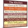 Kitchen Thoughts Patterns-Lauren Gibbons-Mounted Art Print