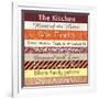 Kitchen Thoughts Patterns-Lauren Gibbons-Framed Art Print