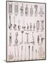 Kitchen Utensils, from a Trade Catalogue of Domestic Goods and Fittings, c.1890-1910-null-Mounted Giclee Print
