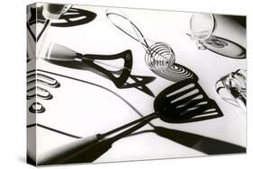 Kitchen Utensils in Dramatic Lighting-null-Stretched Canvas