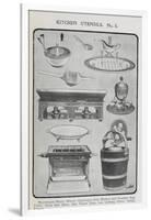 Kitchen Utensils-Isabella Beeton-Framed Giclee Print