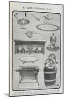 Kitchen Utensils-Isabella Beeton-Mounted Giclee Print